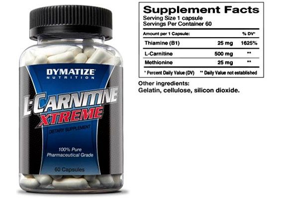 Carnitine supplément