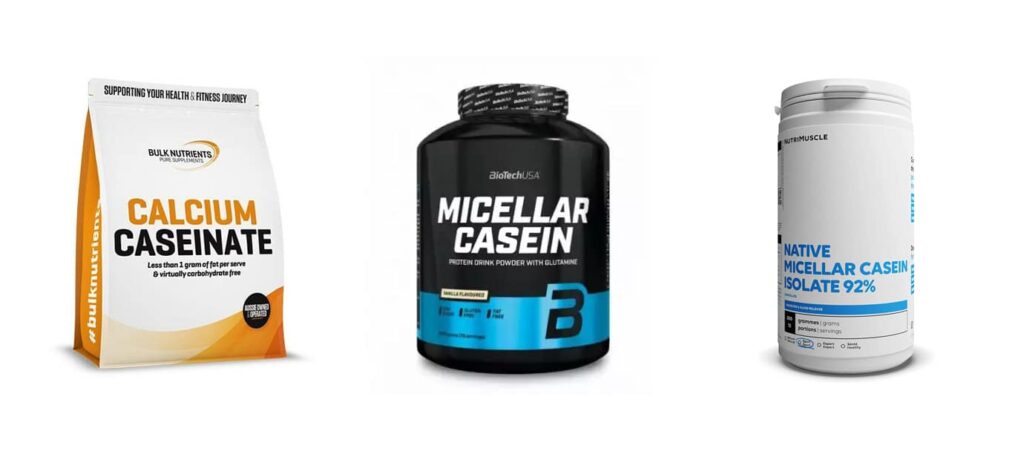 différents types de caséines