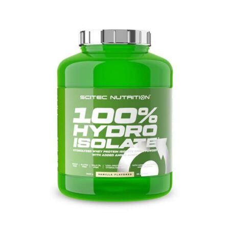 Pot de protéine Scitec Nutrition Hydro Isolate, vanille.
