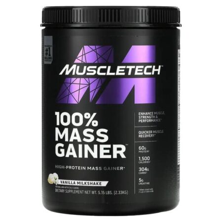 100% Mass Gainer, Vanilla Milkshake - 2330 grams