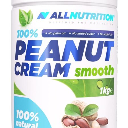 Pot de crème de cacahuète lisse naturelle 1kg.