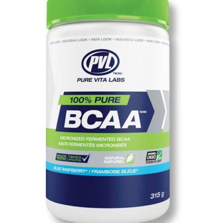 100% Pure BCAA, Blue Raspberry - 315 grams