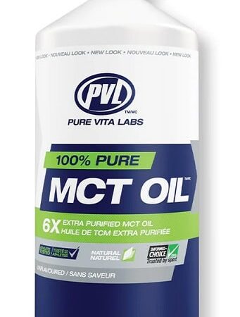 100% Pure MCT Oil, Unflavoured - 946 ml.