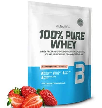 100% Pure Whey, Strawberry - 454 grams