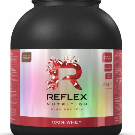 Pot de whey protéine Reflex Nutrition.