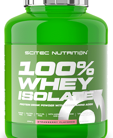 100% Whey Isolate, Strawberry - 2000 grams