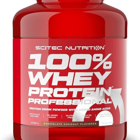 Pot protéiné Whey saveur chocolat-coco.