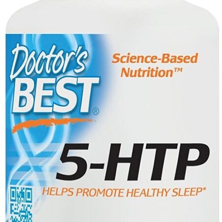 Complément alimentaire 5-HTP Doctor's Best, végan, sommeil sain.