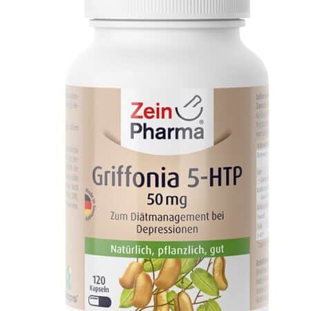 Pot de Griffonia 5-HTP, complément alimentaire naturel.