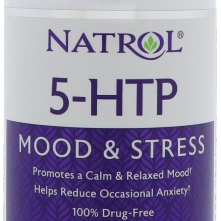 Flacon Natrol 5-HTP pour l'humeur et le stress.