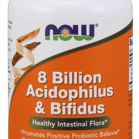 Supplément probiotique NOW, 8 milliards, végétalien.