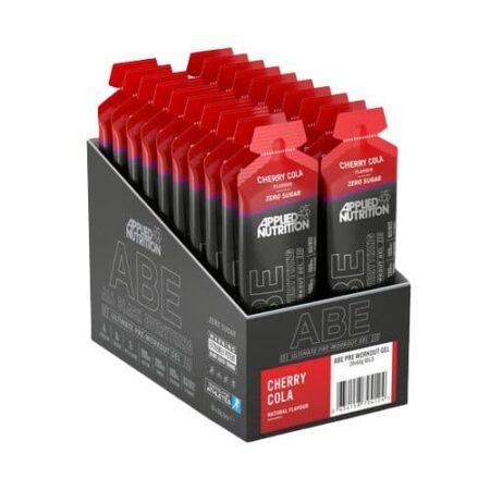Boîtes de gel énergétique saveur cerise cola.