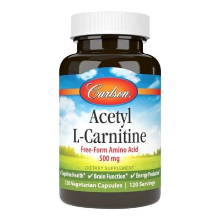 Complément alimentaire Acetyl L-Carnitine, 500 mg.