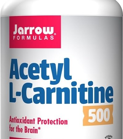 Pot de complément Acétyl L-Carnitine, 500 mg.