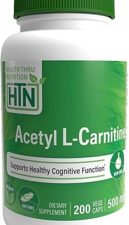 Acetyl L-Carnitine, 500mg - 200 vcaps