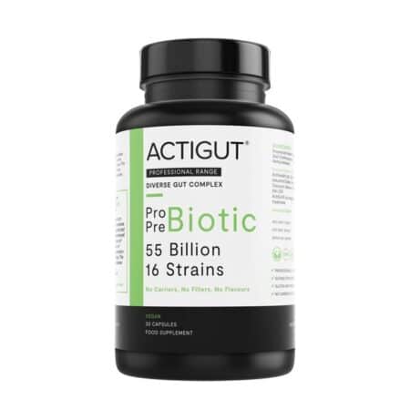 Complément alimentaire Probiotique ACTIGUT, 55 milliards, vegan.