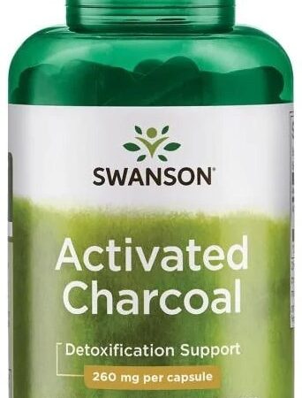 Charbon actif Swanson, complément alimentaire detox.