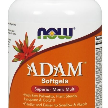 Bouteille multivitamines ADAM pour hommes, 90 softgels.