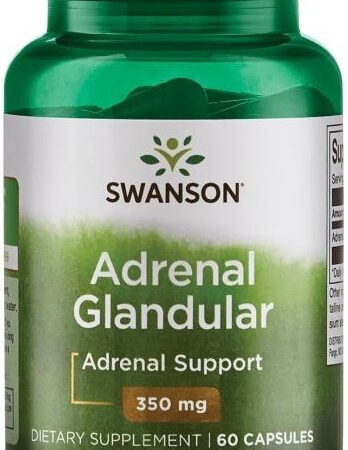Complément alimentaire Swanson pour soutien surrénalien.