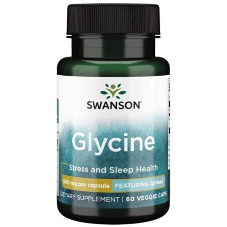 Complément alimentaire Glycine Swanson pour stress et sommeil