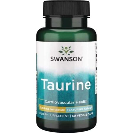 Pot de taurine Swanson pour santé cardiovasculaire