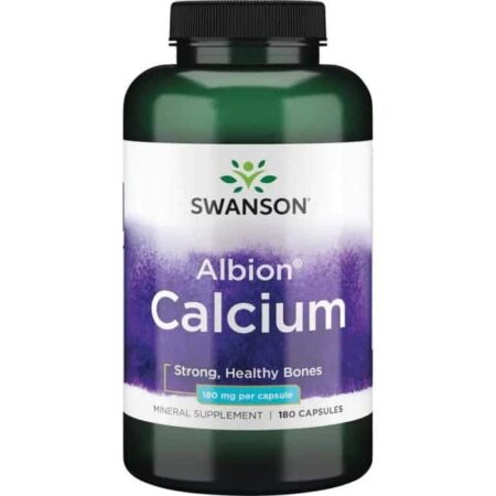 Flacon de supplément de calcium Swanson.