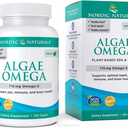 Complément d'Oméga-3 Algae Omega, végétalien.