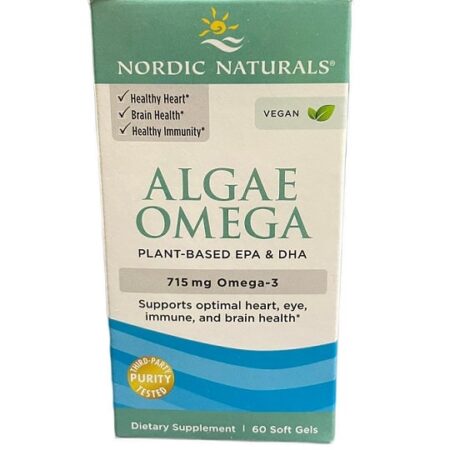 Complément Oméga-3 végan Nordic Naturals.