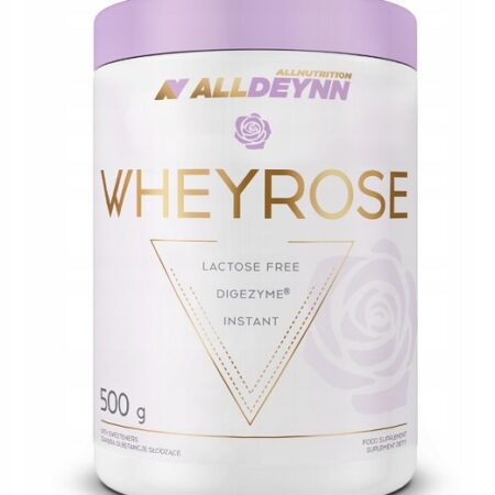 Pot de whey protéine sans lactose WheyRose 500g.
