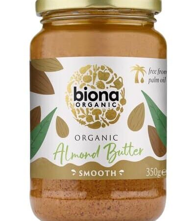 Pot de beurre d'amande bio lisse Biona.