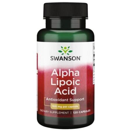 Pot Swanson Acide Alpha-Lipoïque, supplément antioxydant.
