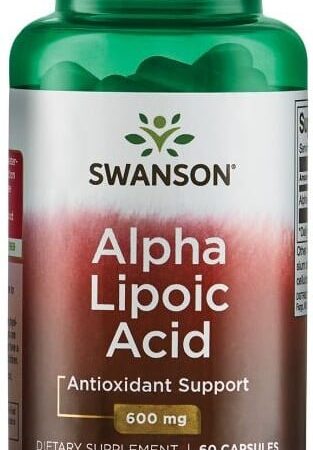 Complément alimentaire Swanson Acide Alpha-Lipoïque.