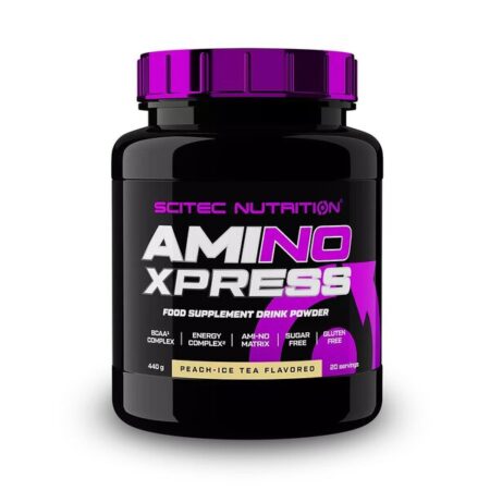 Pot de complément alimentaire Amino Xpress, Scitec Nutrition.
