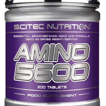 Pot de complément alimentaire Amino 5600 Scitec Nutrition.
