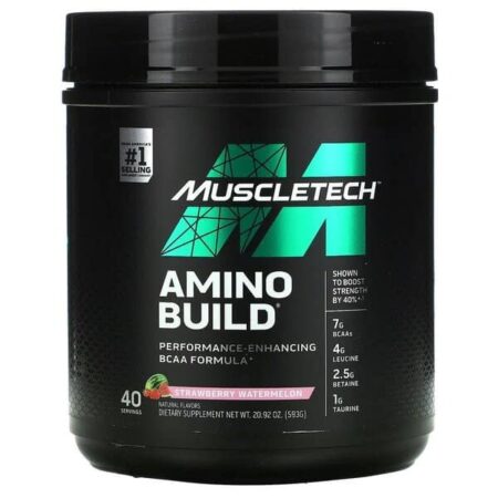 Amino Build, Strawberry Watermelon - 593 grams