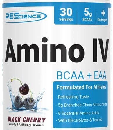 Amino IV, Black Cherry - 390 grams