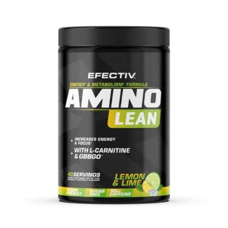 Pot de complément Amino Lean citron-lime.