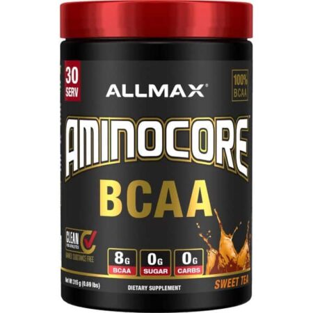 Pot de complément Aminocore BCAA, thé sucré.