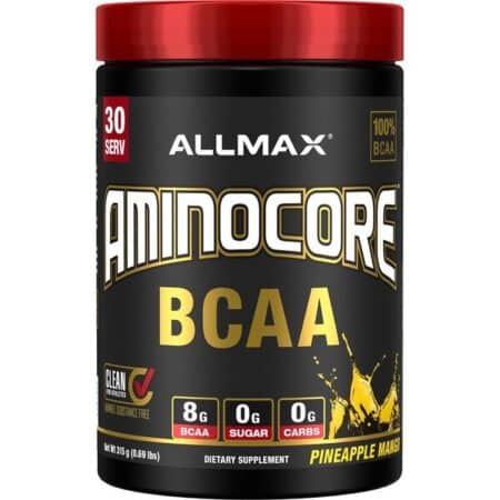 Pot de complément Aminocore BCAA ananas.