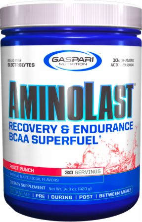 Pot de complément AminoLast pour récupération et endurance.