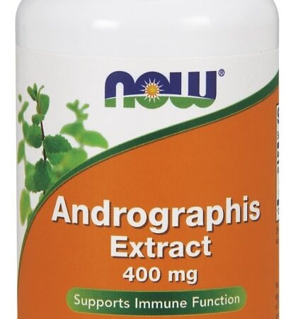 Flacon d'Andrographis 400 mg, complément alimentaire végétalien.