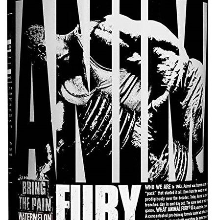 Pot de supplément pré-entraînement Fury, goût pastèque.