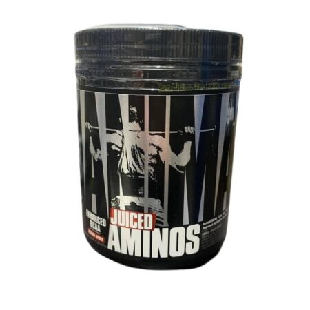 Pot de complément Juiced Aminos pour sportifs.