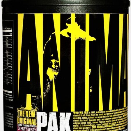 Pot de complément alimentaire Animal Pak, nutrition sportive.