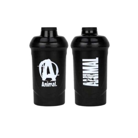 Bidons noirs de sport marque Animal.