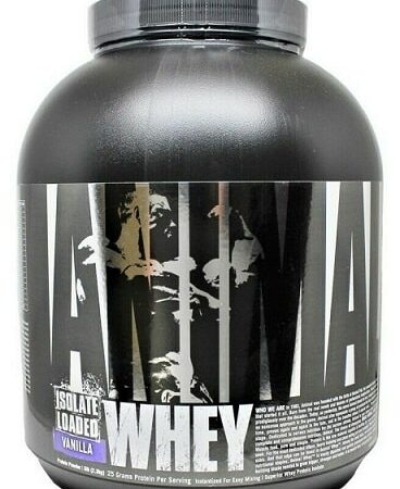 Pot de protéine whey vanille "Animal".