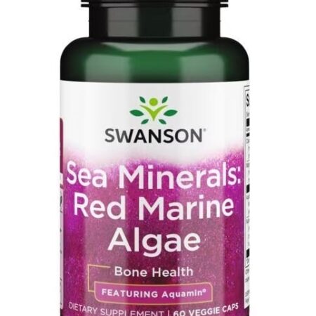 Complément alimentaire Swanson algues marines rouge.
