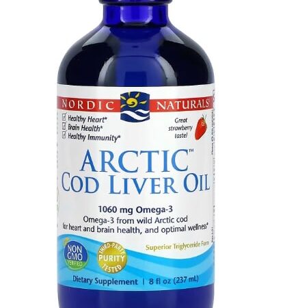 Huile de foie de morue Arctique, complément alimentaire.