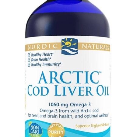 Flacon d'huile de foie de morue Arctic.