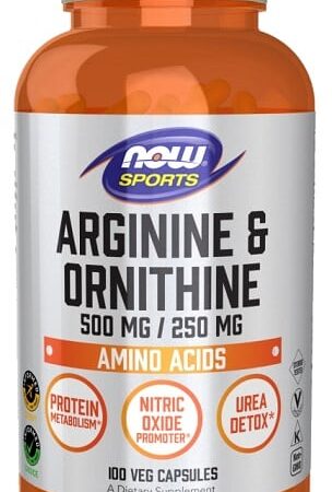 Complément alimentaire arginine et ornithine.